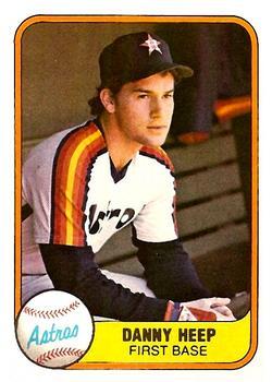 #72 Danny Heep - Houston Astros - 1981 Fleer Baseball