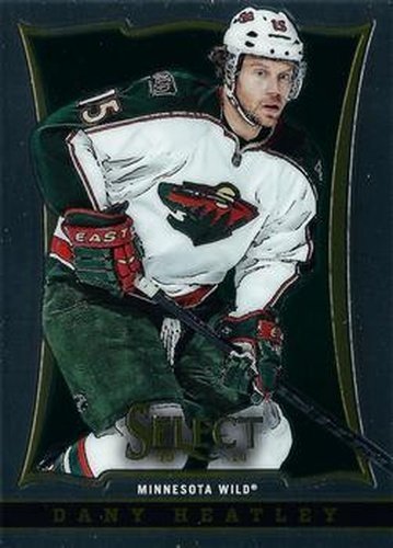#72 Dany Heatley - Minnesota Wild - 2013-14 Panini Select Hockey
