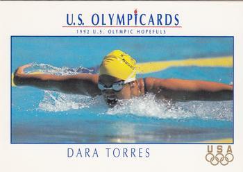 #72 Dara Torres - USA - 1992 Impel U.S. Olympic Hopefuls