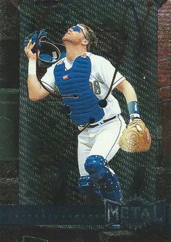 #72 Joe Oliver - Milwaukee Brewers - 1996 Metal Universe Baseball