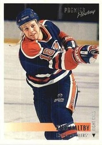 #72 Kirk Maltby - Edmonton Oilers - 1994-95 Topps Premier Hockey