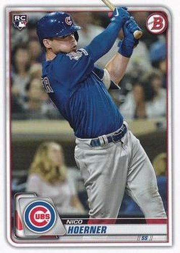 #72 Nico Hoerner - Chicago Cubs - 2020 Bowman Baseball