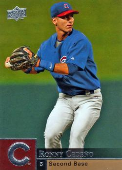 #72 Ronny Cedeno - Chicago Cubs - 2009 Upper Deck Baseball