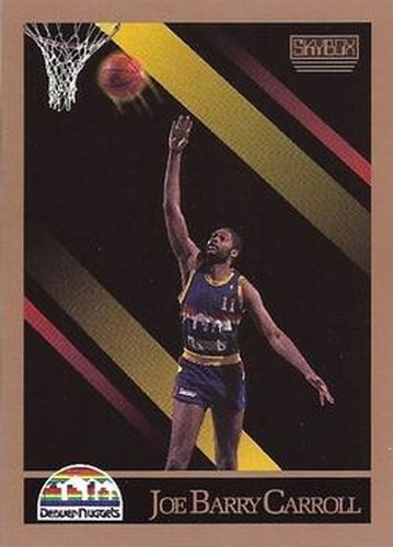 #72 Joe Barry Carroll - Denver Nuggets - 1990-91 SkyBox Basketball