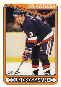 #72 Doug Crossman - New York Islanders - 1990-91 O-Pee-Chee Hockey