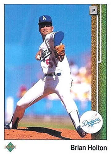 #72 Brian Holton - Los Angeles Dodgers - 1989 Upper Deck Baseball