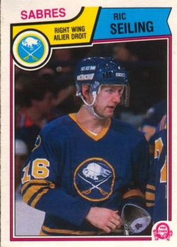 #72 Ric Seiling - Buffalo Sabres - 1983-84 O-Pee-Chee Hockey