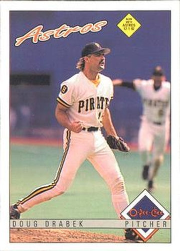 #72 Doug Drabek - Houston Astros - 1993 O-Pee-Chee Baseball