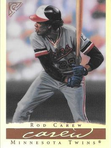 #72b Rod Carew - Minnesota Twins - 2003 Topps Gallery Hall of Fame - Artist's Proofs Baseball