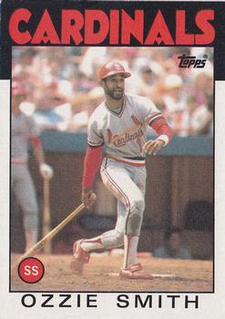 #730 Ozzie Smith - St. Louis Cardinals - 1986 Topps Baseball