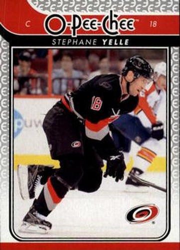 #731 Stephane Yelle - Carolina Hurricanes - 2009-10 O-Pee-Chee Hockey