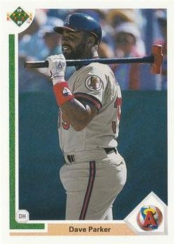 #733 Dave Parker - California Angels - 1991 Upper Deck Baseball