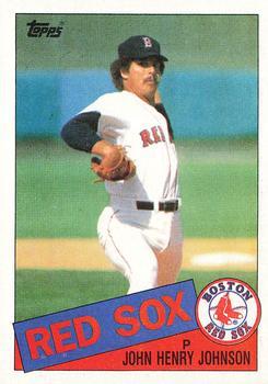 #734 John Henry Johnson - Boston Red Sox - 1985 Topps Baseball