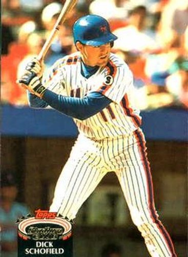 #738 Dick Schofield - New York Mets - 1992 Stadium Club Baseball
