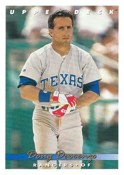 #739 Doug Dascenzo - Texas Rangers - 1993 Upper Deck Baseball