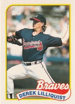 #73T Derek Lilliquist - Atlanta Braves - 1989 Topps Traded Baseball