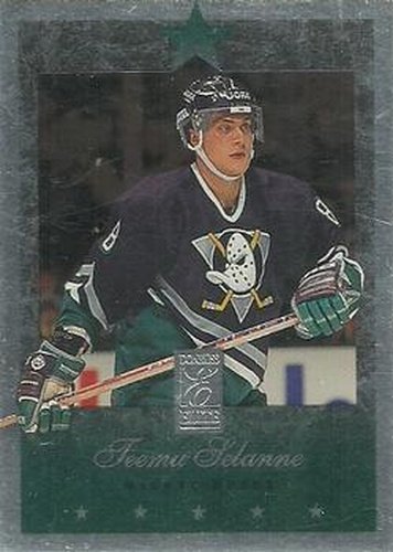 #73 Teemu Selanne - Anaheim Mighty Ducks - 1995-96 Donruss Elite Hockey