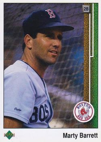 #173 Marty Barrett - Boston Red Sox - 1989 Upper Deck Baseball
