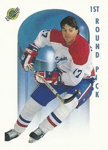 #73 Trevor Halverson - Washington Capitals - 1991 Ultimate Draft Hockey