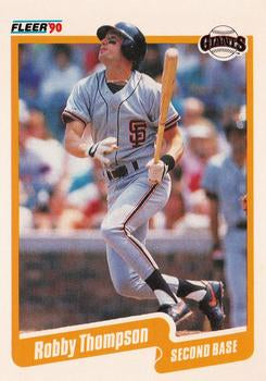 #73 Robby Thompson - San Francisco Giants - 1990 Fleer USA Baseball