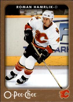 #73 Roman Hamrlik - Calgary Flames - 2006-07 O-Pee-Chee Hockey