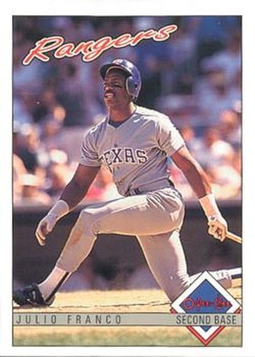 #73 Julio Franco - Texas Rangers - 1993 O-Pee-Chee Baseball