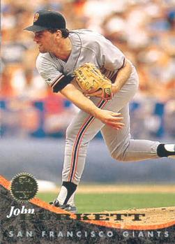 #73 John Burkett - San Francisco Giants - 1994 Leaf Baseball