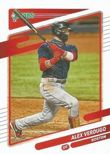 #73 Alex Verdugo - Boston Red Sox - 2021 Donruss Baseball