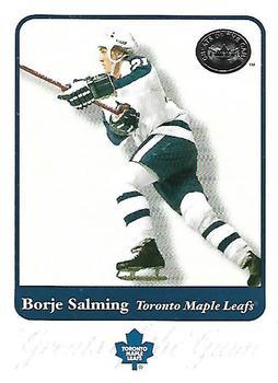 #73 Borje Salming - Toronto Maple Leafs - 2001-02 Fleer Greats of the Game Hockey