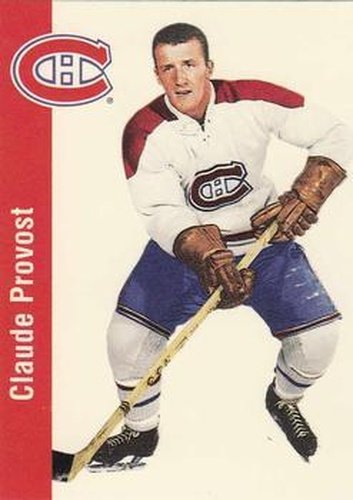 #73 Claude Provost - Montreal Canadiens - 1994 Parkhurst Missing Link 1956-57 Hockey