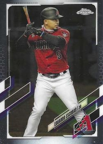 #73 Eduardo Escobar - Arizona Diamondbacks - 2021 Topps Chrome Baseball