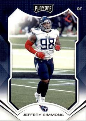 #73 Jeffery Simmons - Tennessee Titans - 2021 Panini Playoff Football
