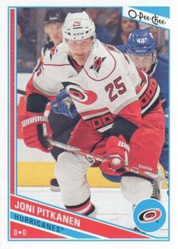 #73 Joni Pitkanen - Carolina Hurricanes - 2013-14 O-Pee-Chee Hockey