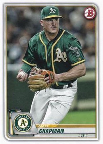 #73 Matt Chapman - Oakland Athletics - 2020 Bowman Baseball