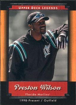#73 Preston Wilson - Florida Marlins - 2001 Upper Deck Legends Baseball