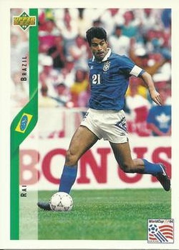 #73 Rai - Brazil - 1994 Upper Deck World Cup Contenders English/Spanish Soccer