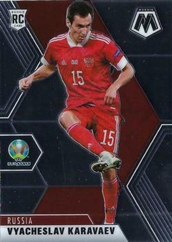 #73 Vyacheslav Karavaev - Russia - 2021 Panini Mosaic UEFA EURO Soccer