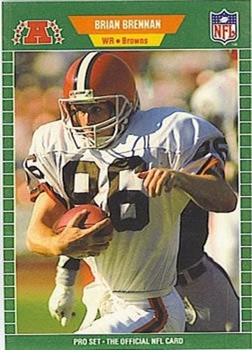 #73 Brian Brennan - Cleveland Browns - 1989 Pro Set Football