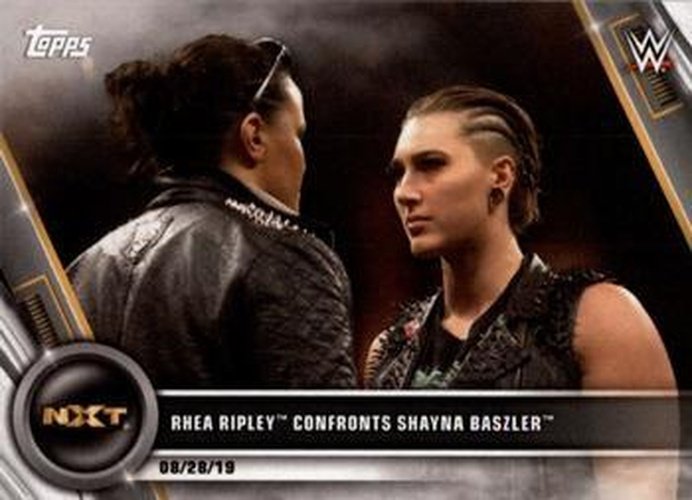 #73 Rhea Ripley Confronts Shayna Baszler - 2020 Topps WWE Women's Division Wrestling