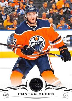 #73 Pontus Aberg - Edmonton Oilers - 2018-19 Upper Deck Hockey