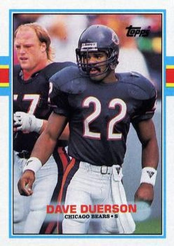 #73 Dave Duerson - Chicago Bears - 1989 Topps Football