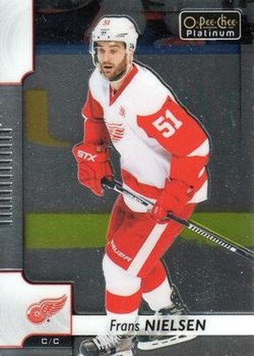 #73 Frans Nielsen - Detroit Red Wings - 2017-18 O-Pee-Chee Platinum Hockey