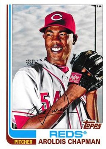 #73 Aroldis Chapman - Cincinnati Reds - 2013 Topps Archives Baseball