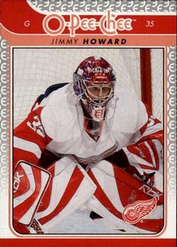 #740 Jimmy Howard - Detroit Red Wings - 2009-10 O-Pee-Chee Hockey