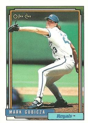 #741 Mark Gubicza - Kansas City Royals - 1992 O-Pee-Chee Baseball