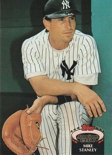 #741 Mike Stanley - New York Yankees - 1992 Stadium Club Baseball