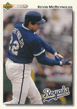 #742 Kevin McReynolds - Kansas City Royals - 1992 Upper Deck Baseball