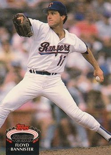 #743 Floyd Bannister - Texas Rangers - 1992 Stadium Club Baseball