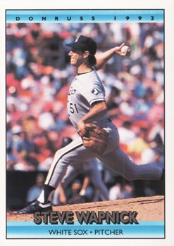 #743 Steve Wapnick - Chicago White Sox - 1992 Donruss Baseball