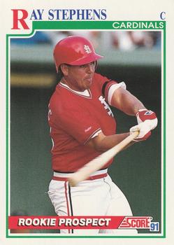 #743 Ray Stephens - St. Louis Cardinals - 1991 Score Baseball